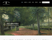 Tablet Screenshot of inverarteartgallery.com